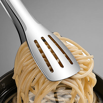 3Pcs 304 Stainless Steel Food Steak Salad and Barbecue Tongs