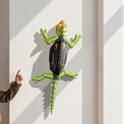 Wall Climbing RC Chameleon Toy ¨C Wall Crawler Lizard with LED Eyes for Kids