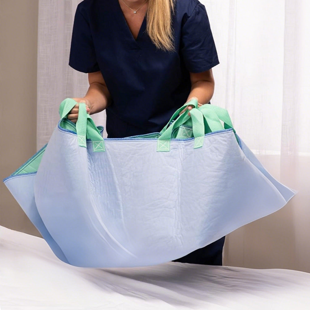 Absorbent Bed Pad Washable and Leak-Proof with 8 Handles