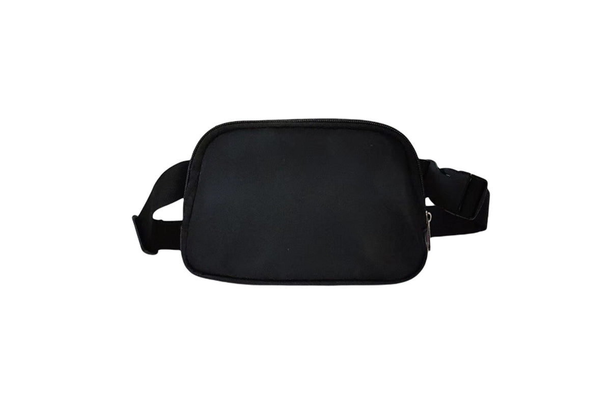 Crossbody Bags Small Waist Pouch Everywhere Belt Bag For Women And Men Waterproof-Black