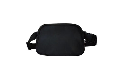 Crossbody Bags Small Waist Pouch Everywhere Belt Bag For Women And Men Waterproof-Black