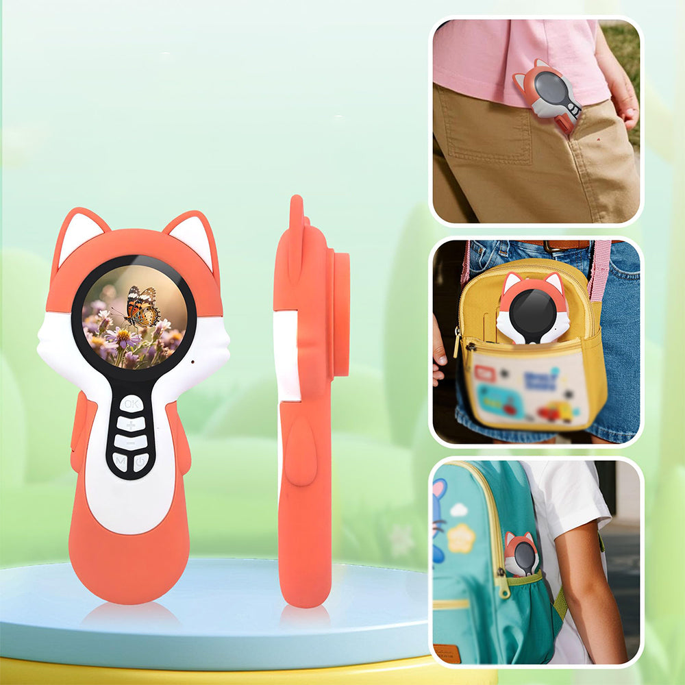 Camera Microscope for Boys Girls with Endoscope - Orange