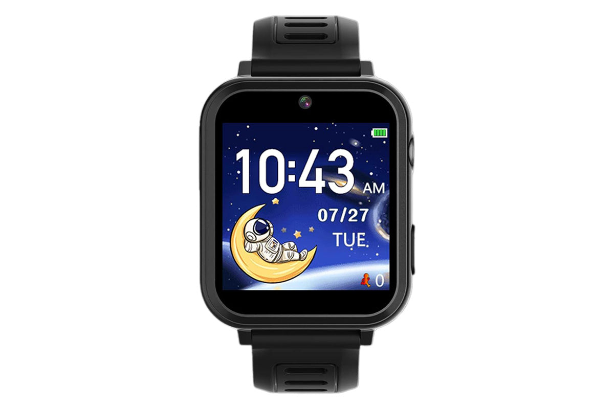Smart Watch for Boys and Girls Water-Resistant Touchscreen Watch-Black