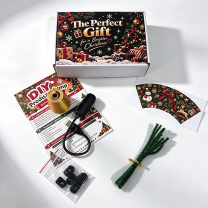 Christmas USB Projector Night Light with 6 Slide Patterns Adults Desktop Lamp