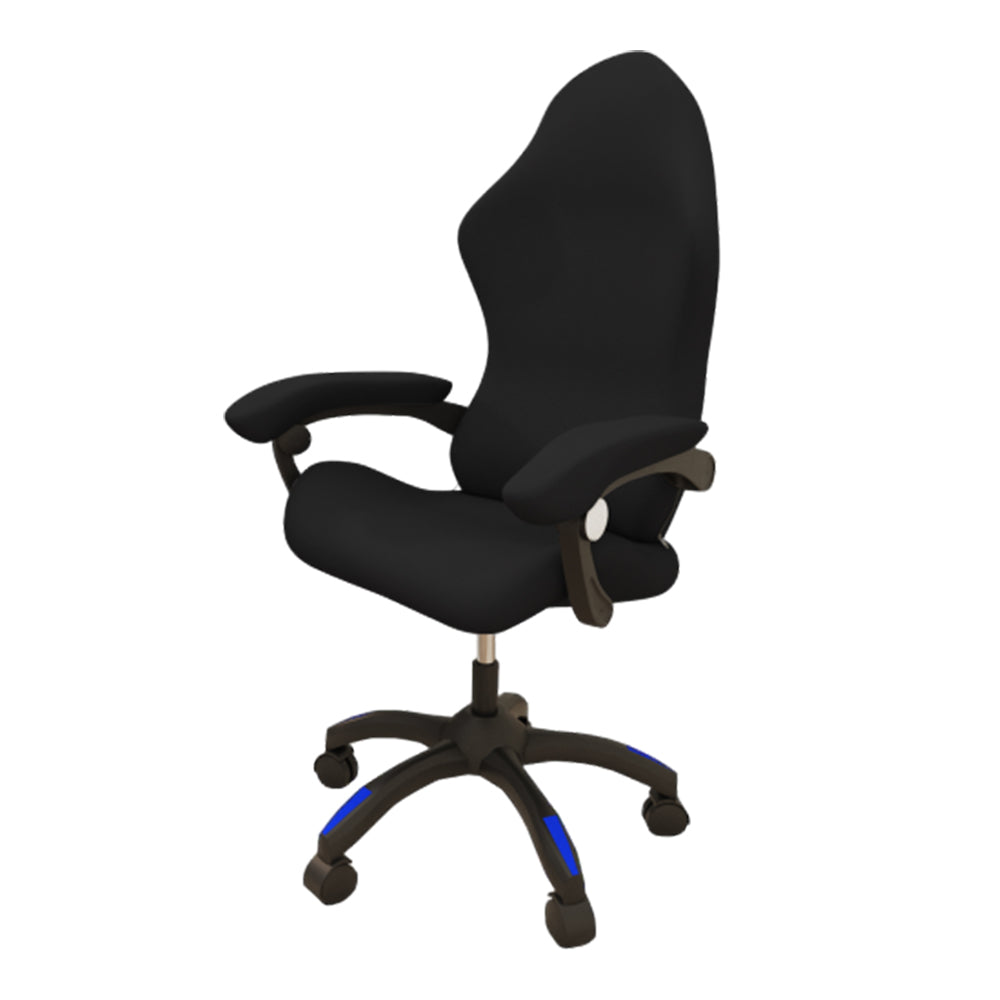 Stretchy Gaming Chair Cover Office Chair Swivel Chair Slipcover Black