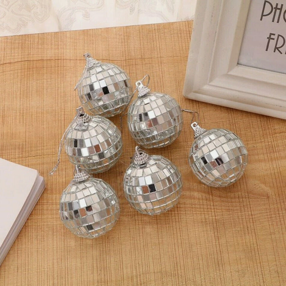 20Pcs Christmas Mirror Disco Balls ¨C Hanging Decorations for Party Wedding and DIY Crafts