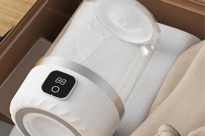 1L Underwear Washing Machine Mini Washer for Apartment Dorm RV Travel-White