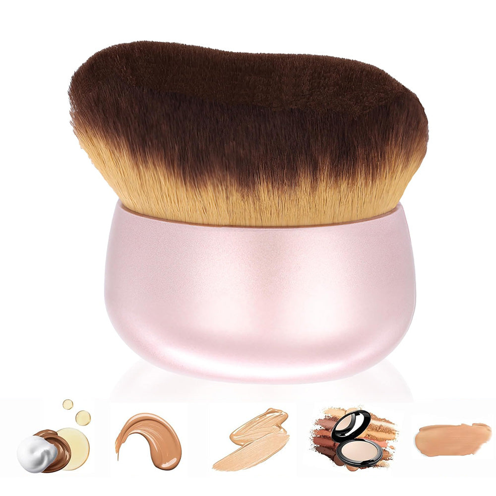 Extra Large Body Makeup Brush for Self Tanner & Liquid Cream Blending Pink