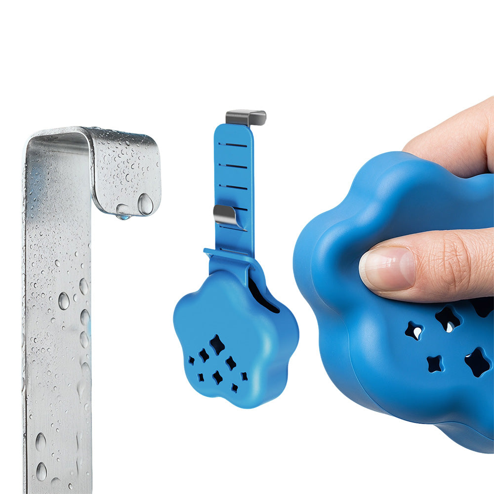 Toilet Tank Cleaner Holder Hanging Cleaner Tablet Bracket Blue