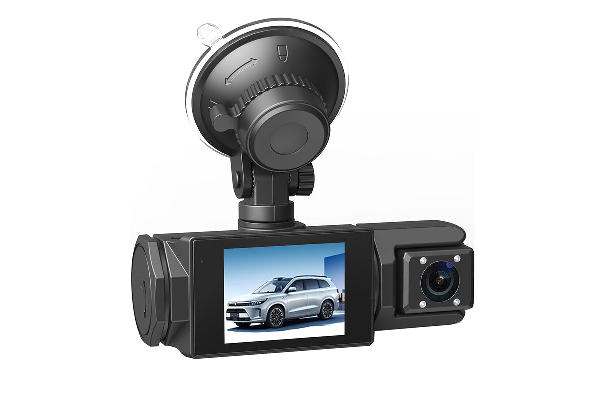 3 Channel Dash Cam With Motion Detection