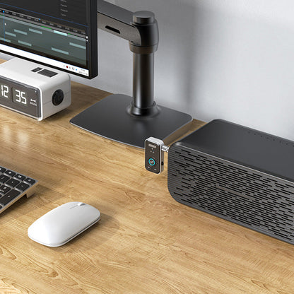 Bluetooth Car Adapter ââ‚?Wireless Audio Receiver and Transmitter with Dual-Mode Functionality