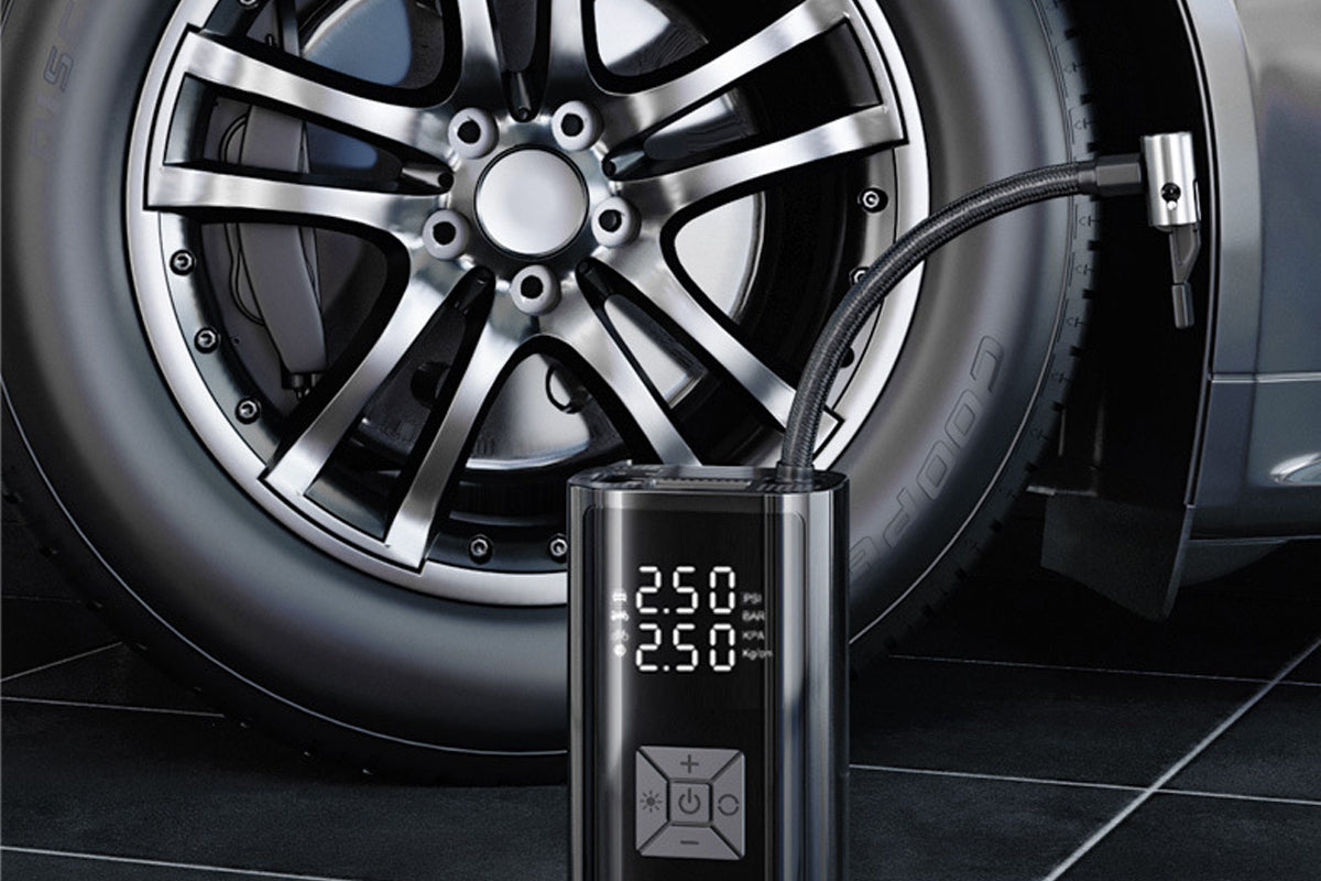 Dual Mode Car Tire Inflator Cordless Air Pump with Light Digital Pressure Gauge