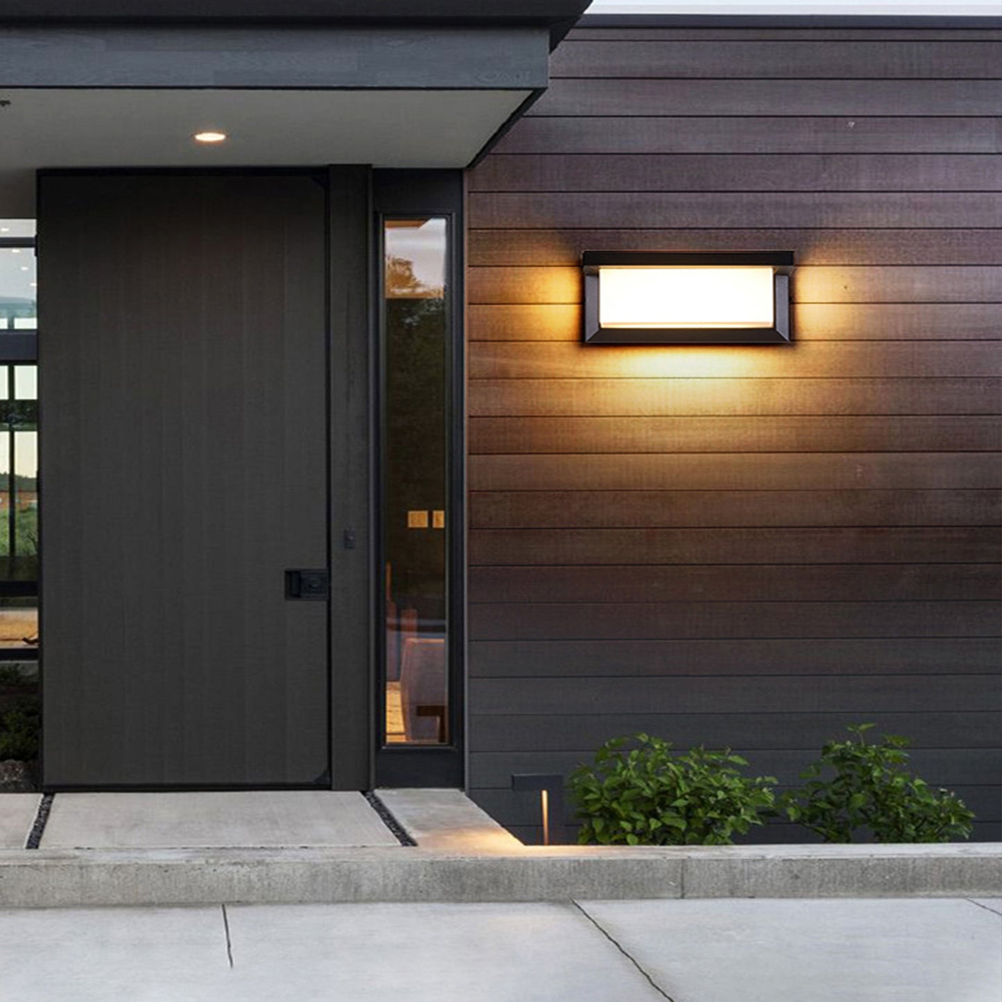 Outdoor Square Solar Light Control Wall Light