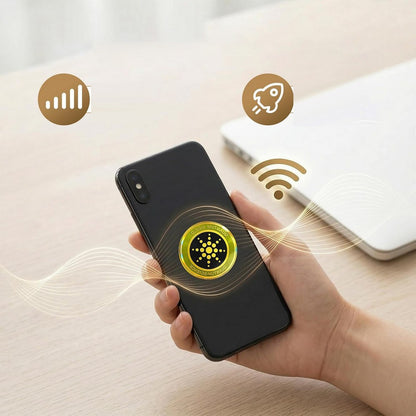 12Pcs Anti Radiation Stickers EMF Protection Phones Laptops Stickers