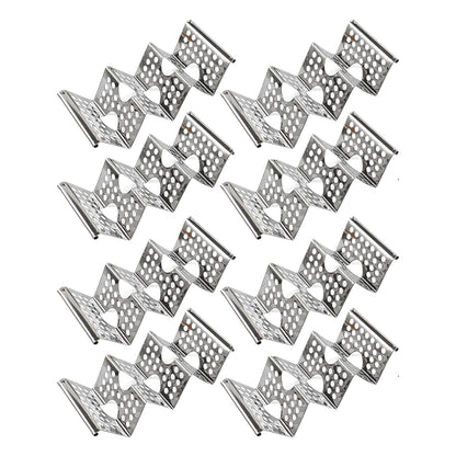 8PCS Stainless Steel Taco Holder Stand Holds 2 To 3 Tortillas