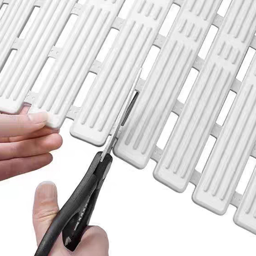Non Slip Shower Mat with Suction Cups-Grey