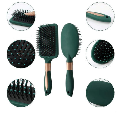 3Pcs Paddle Hair Brush Set