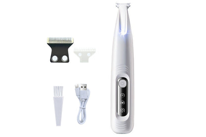 Dog and Cat Grooming Trimmer LED Electric Pet Paw Hair Cutter