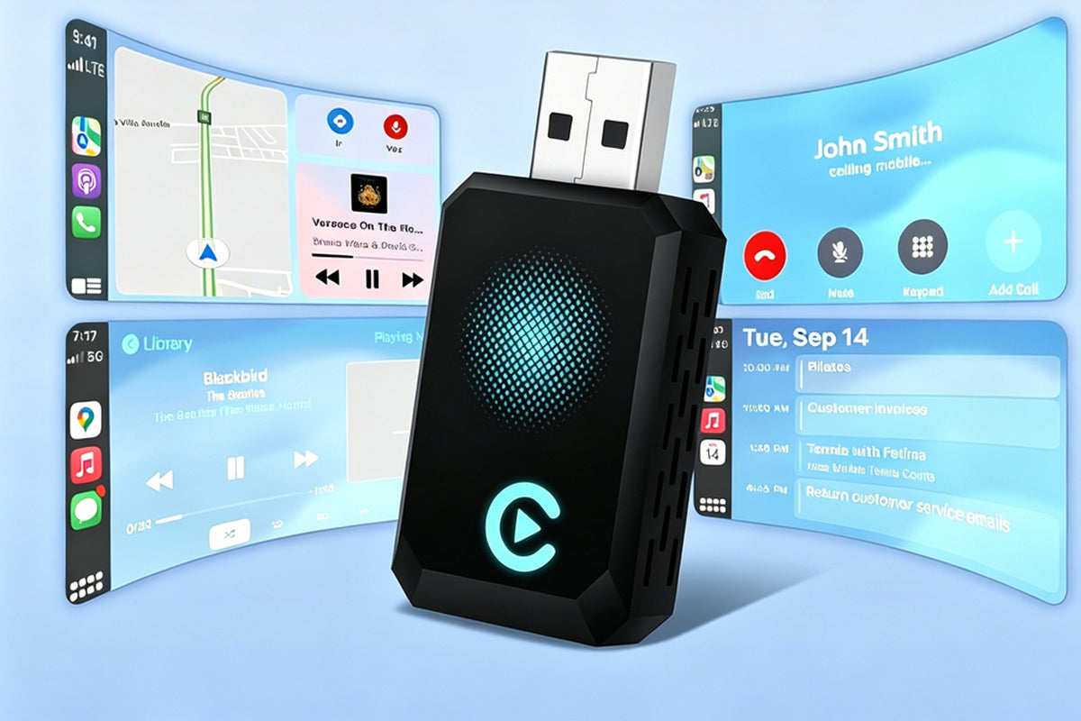 2-in-1 Wireless CarPlay Adapter