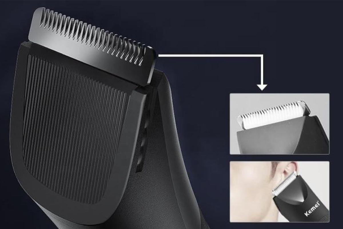 Electric Body Hair Trimmer with Light Wet Dry Shaver Groomer for Legs Chest Hair