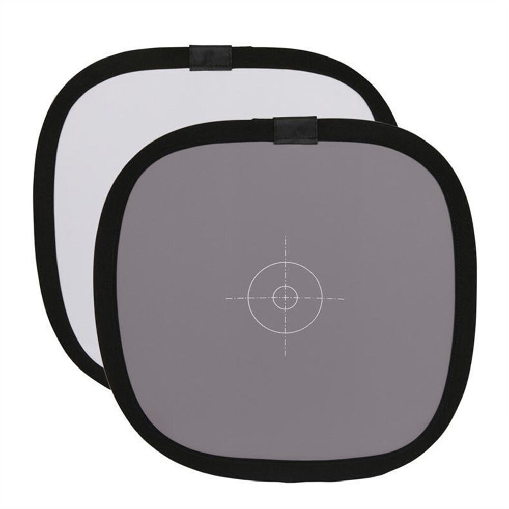 30cm 18% Gray Card White Balance Card Double Face Photography Calibration Tool