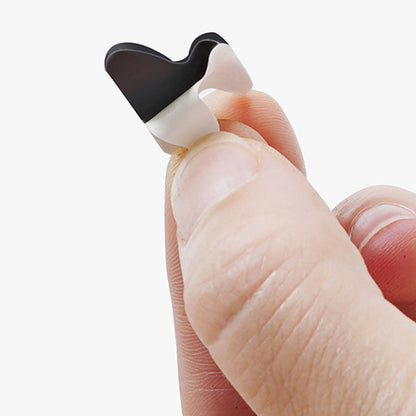 12 Pairs Eyeglass Nose Pads Stick On 1.8mm Anti Slip Adhesive Eyewear Nose Pads Cushions-Black