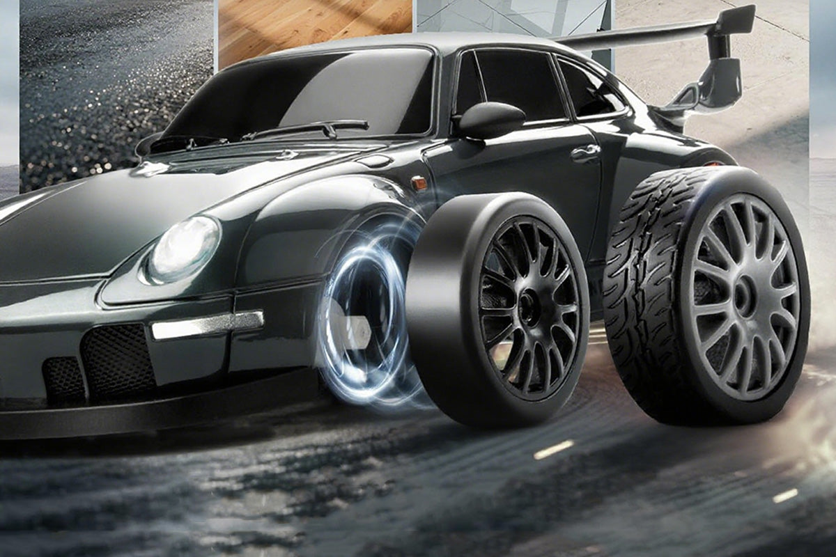 Remote Control High-Speed Drift Car Toy with 2 Rechargeable Batteries for Little Ones
