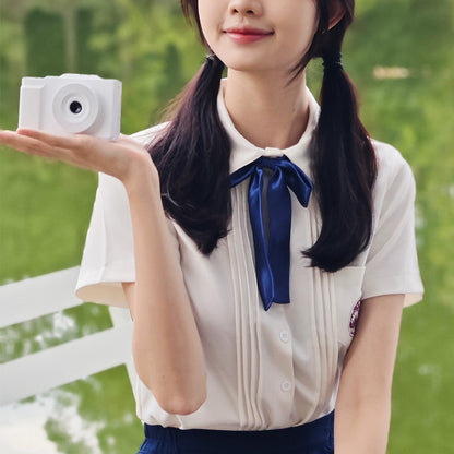 16X Zoom Digital Camera 180 Degree Flip Screen Autofocus Video Camera with 32G Memory Card White