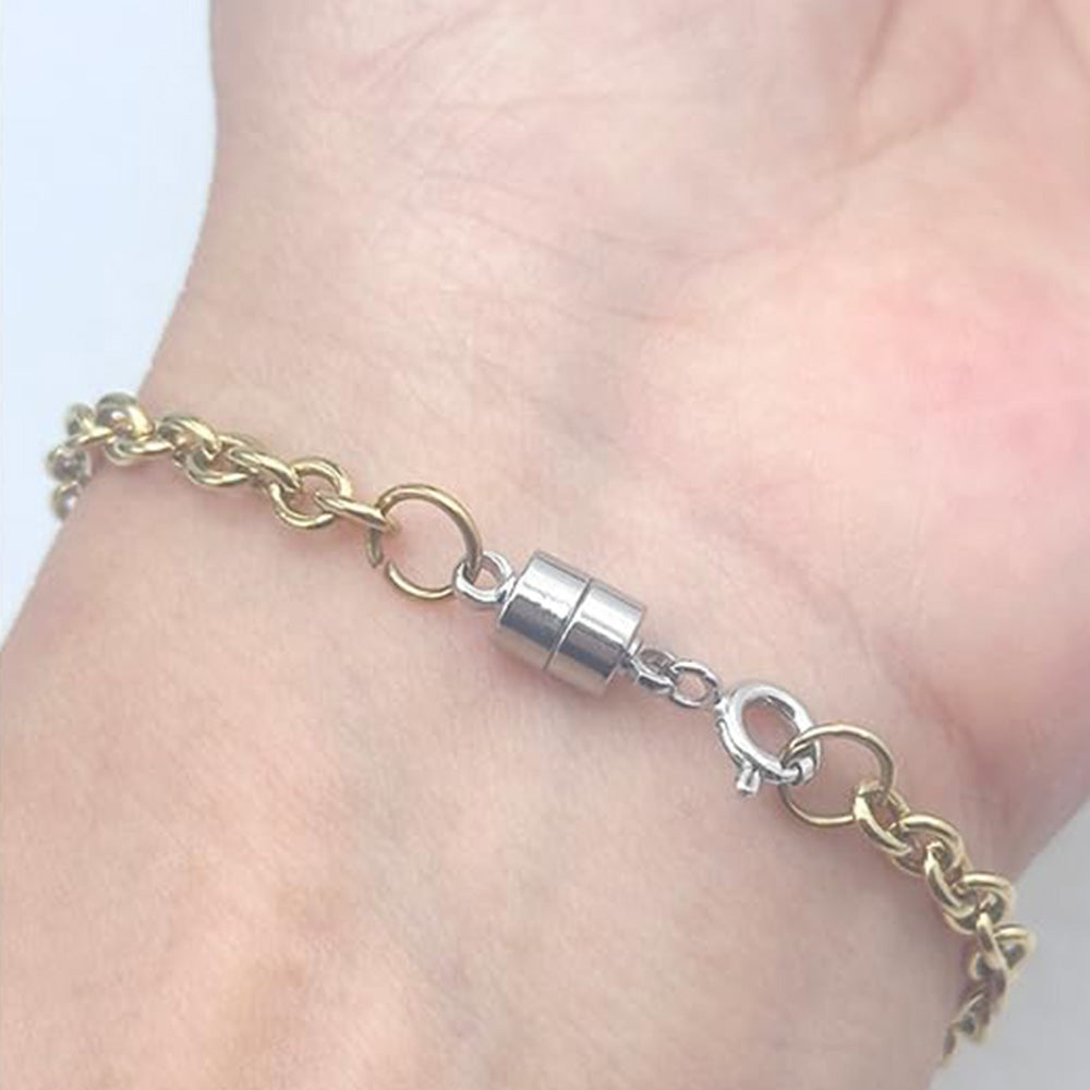 20Pcs Set Necklace Extenders and Clasps for Bracelet Chain Extension Jewelry Repair Kit White