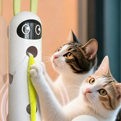Interactive Electric Cat Toy with Smart Sensor and Suction Cup-Rabbit