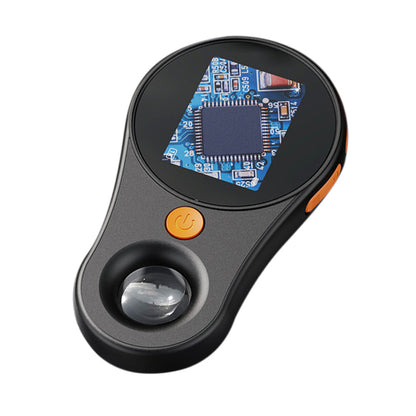 Handheld Macro Digital Microscope Fixed Focus Portable 500X Magnifying Glass Compatible with Windows/Mac OS Black