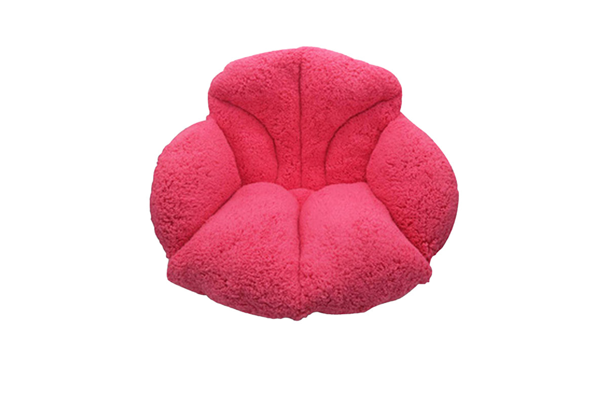 Comfort Seat Cushion Soft Chair Pads Warm Chair-Red