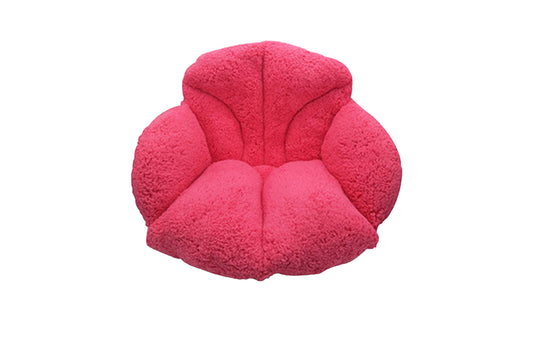 Comfort Seat Cushion Soft Chair Pads Warm Chair-Red