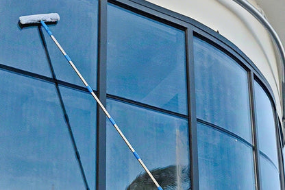 3.1m Extendable Window Squeegee Cleaner Kit with Long Handle for Glass Shower Car and RV