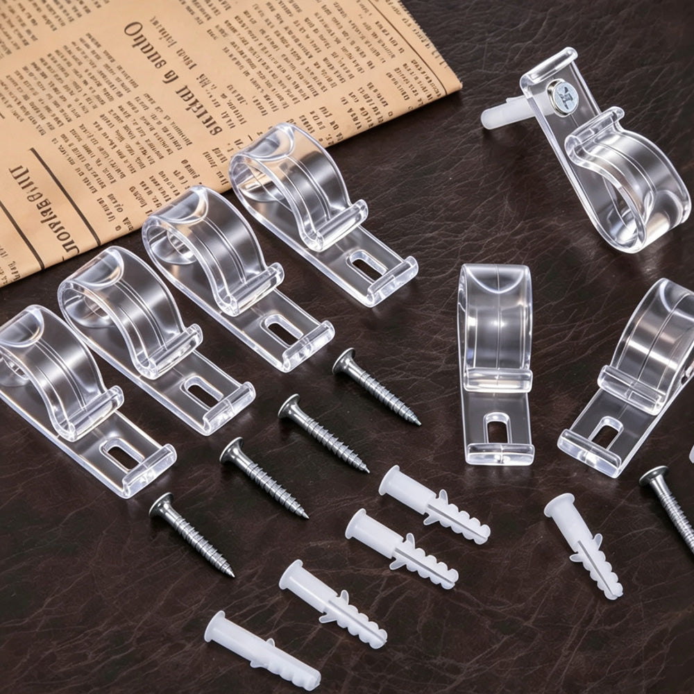 20Pcs Blind Chain Clip with Screws Curtain P Clips Blind Cord Holder