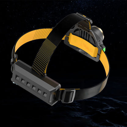 Rechargeable LED Headlamp Zoomable Head Light 3 Modes for Outdoor Camping