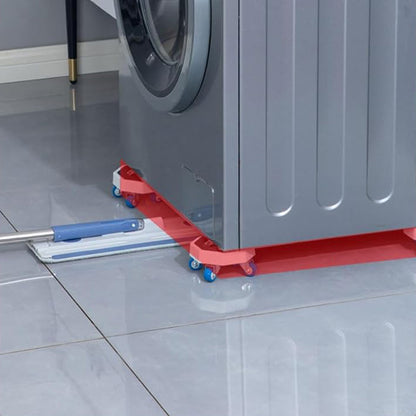 Universal Furniture Mover Wheel Set with Sliding Base & Lifting Rod