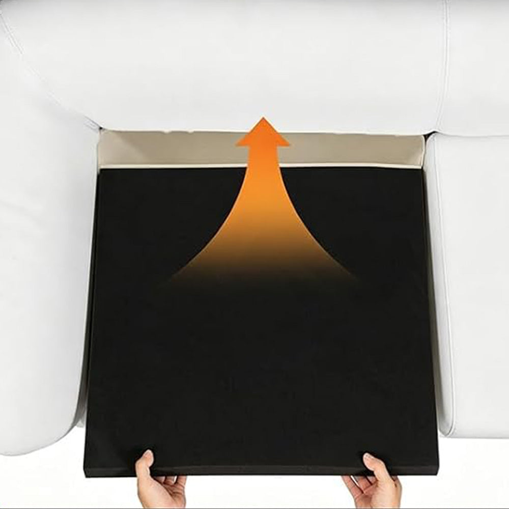 Comfortable Breathable Couch Cushion Support - Black