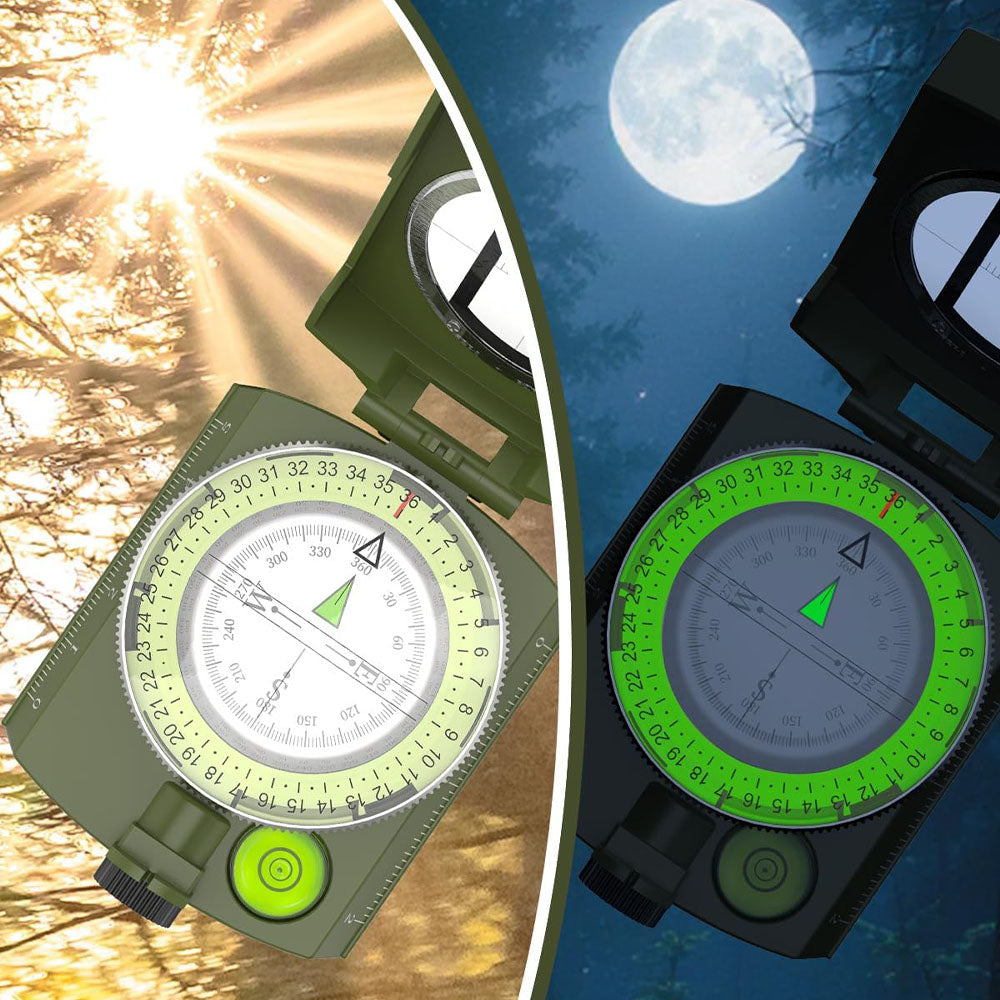 Lightweight Orienteering Compass with Strap Waterproof Compass Hiking Survival