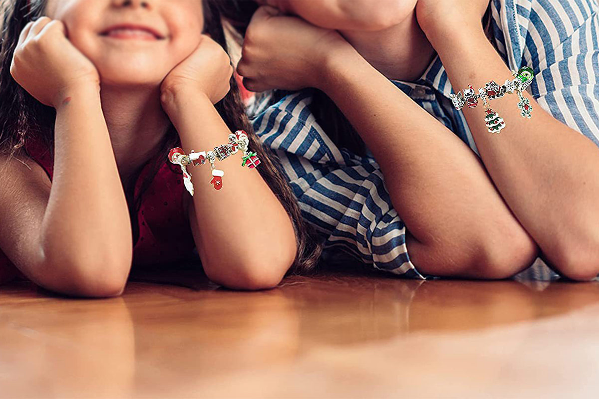 Christmas Advent Calendar Bracelets 2025 for Girls 24 Days Countdown Calendar
