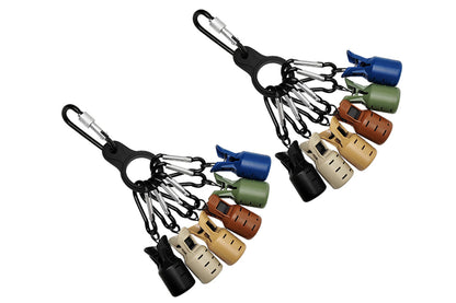 2Sets 6Pcs Portable Fishing Hook Cover and Squid Jig Hook Bonnets for Fishing Enthusiasts