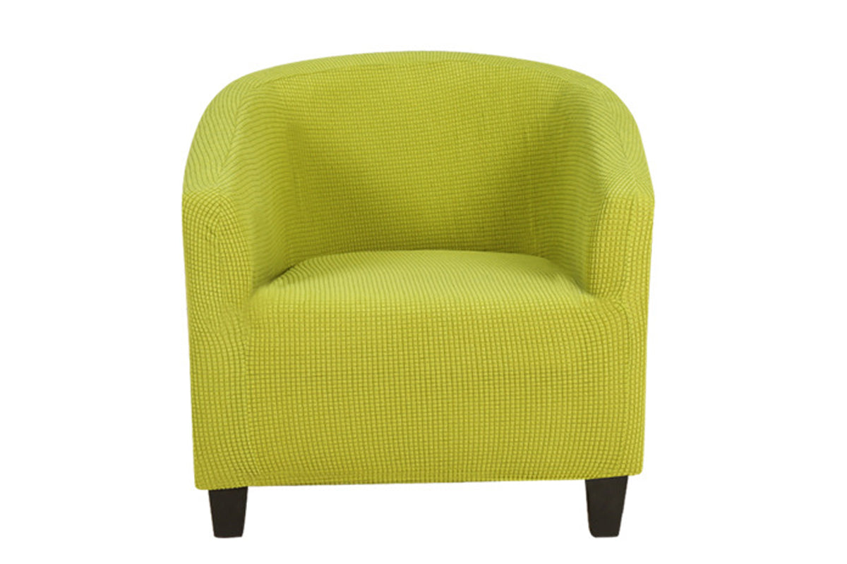 Club Chair Slipcover Stretch Barrel Chair Cover Tub Chair Slipcover -Green