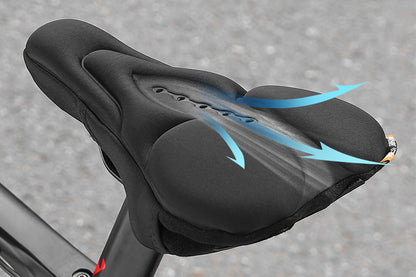 2Pcs Bike Seat Cushion Sponge Bike Saddles Cover Bicycle Seat Protector