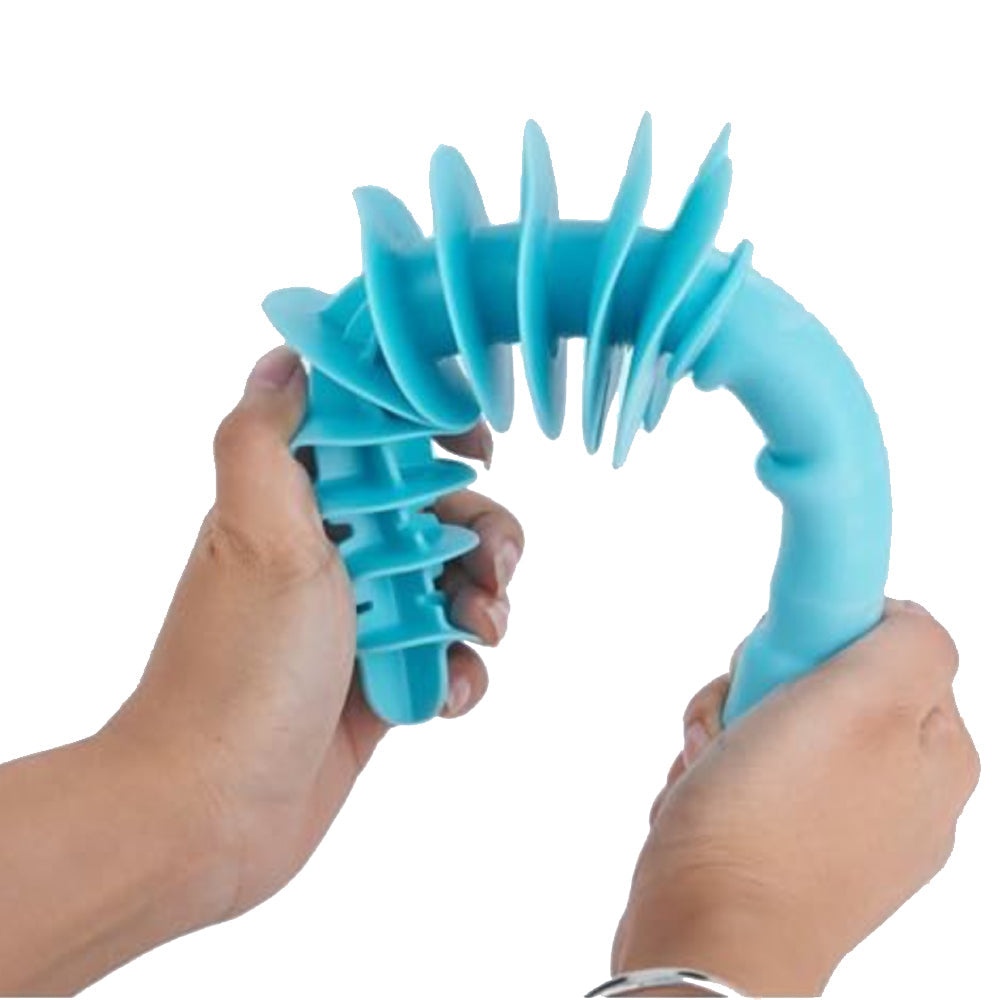 Flexible Toilet Plunger Toilet Clog Remover Bathroom Toilet Dredge Tool Blue