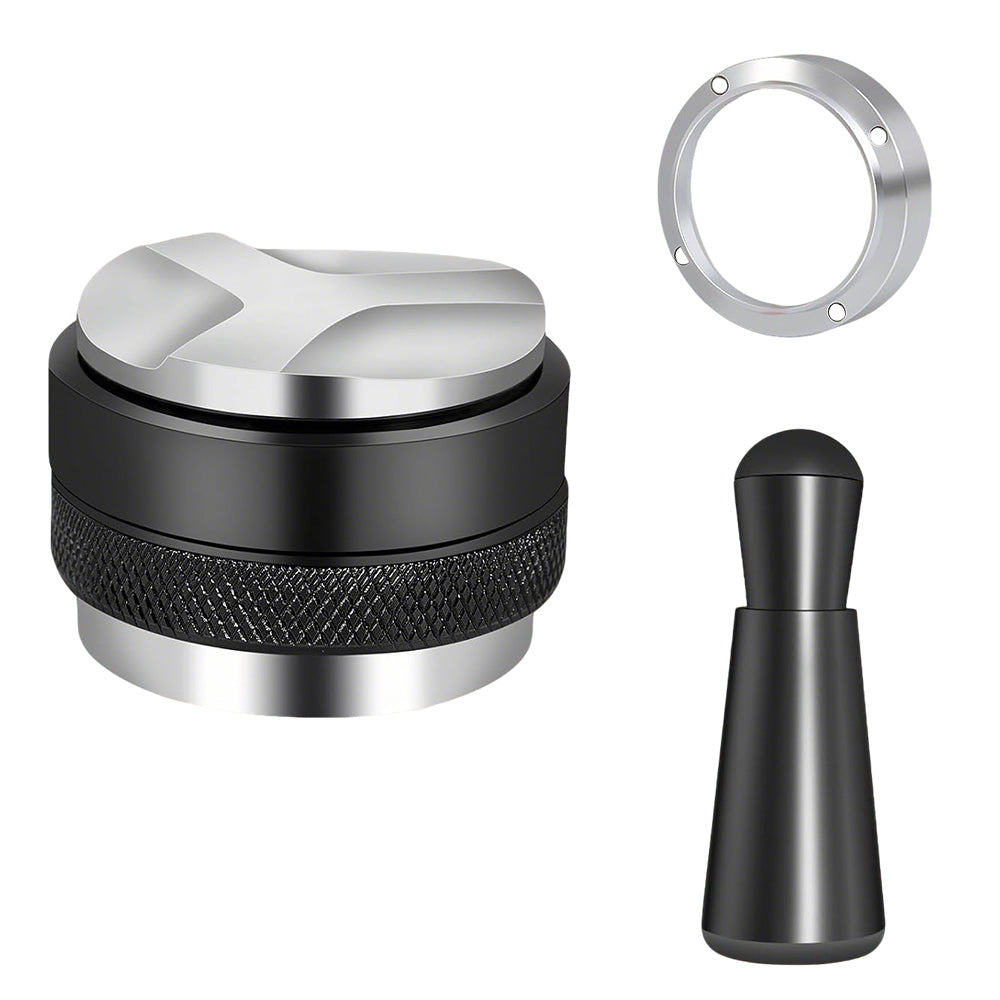 51mm Espresso Accessories Kit With Coffee Distributor And Double Head Tamper Leveler