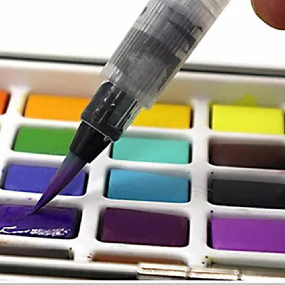 50 Colors Watercolour Paint Set with Brushes for Artists and Hobbyists