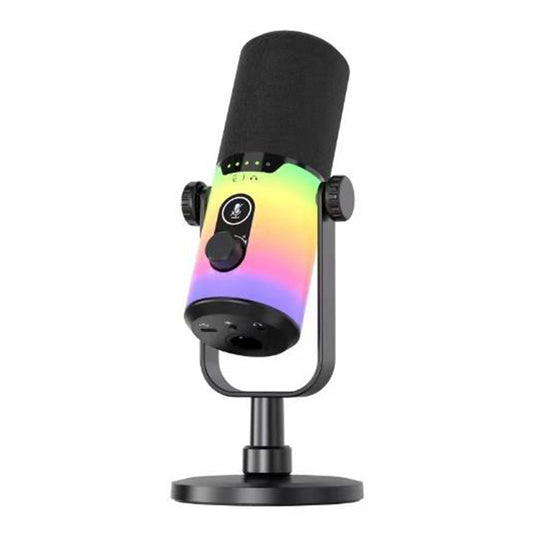 RGB Dynamic Gaming Microphone XLR/USB Interface for PC Streaming Podcast Recording Style 3