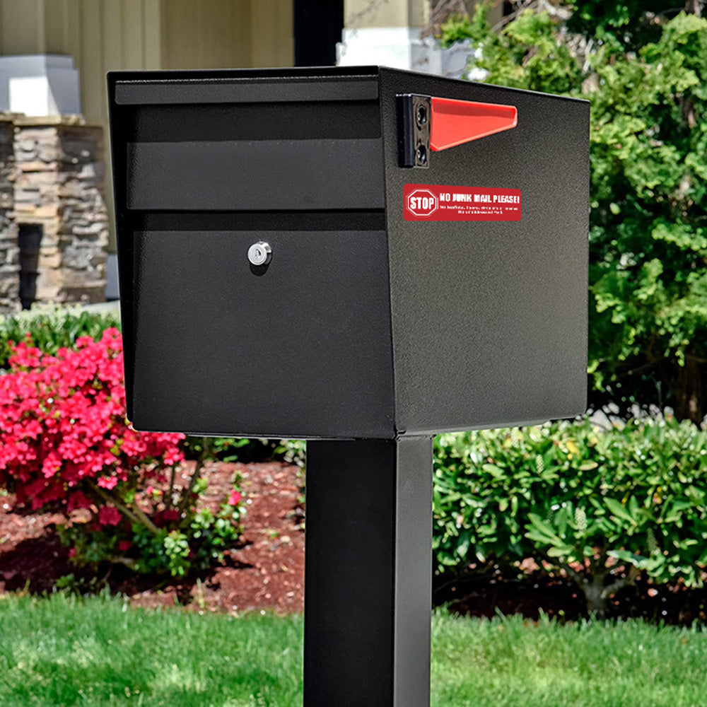10 Pack Self Adhesive No Junk Mail Mailbox Stickers