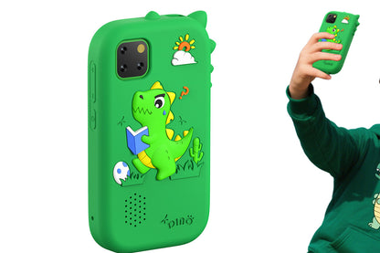 Little Ones Smart Phone with Dual Cameras and 32GB Card Christmas Birthday Gift for Aged 4 -Green