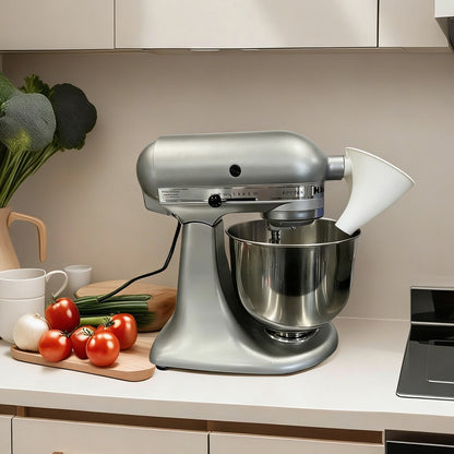 Flour Funnel for Kitchen Aid Mixer 5 Qt KSM150 Stand Mixer Attachment